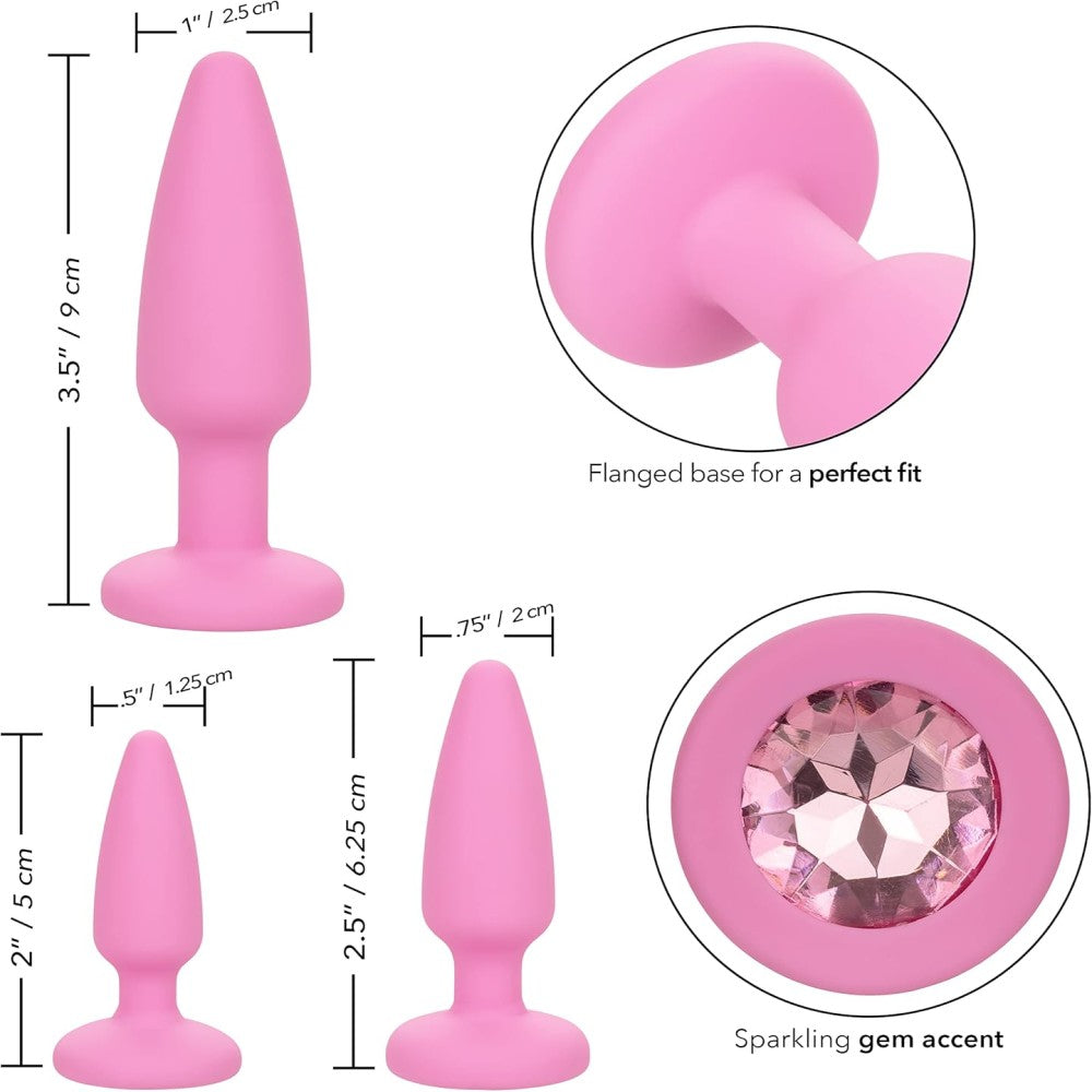 Calexotics Crystal Booty Kit Anal Alıştırıcı Set