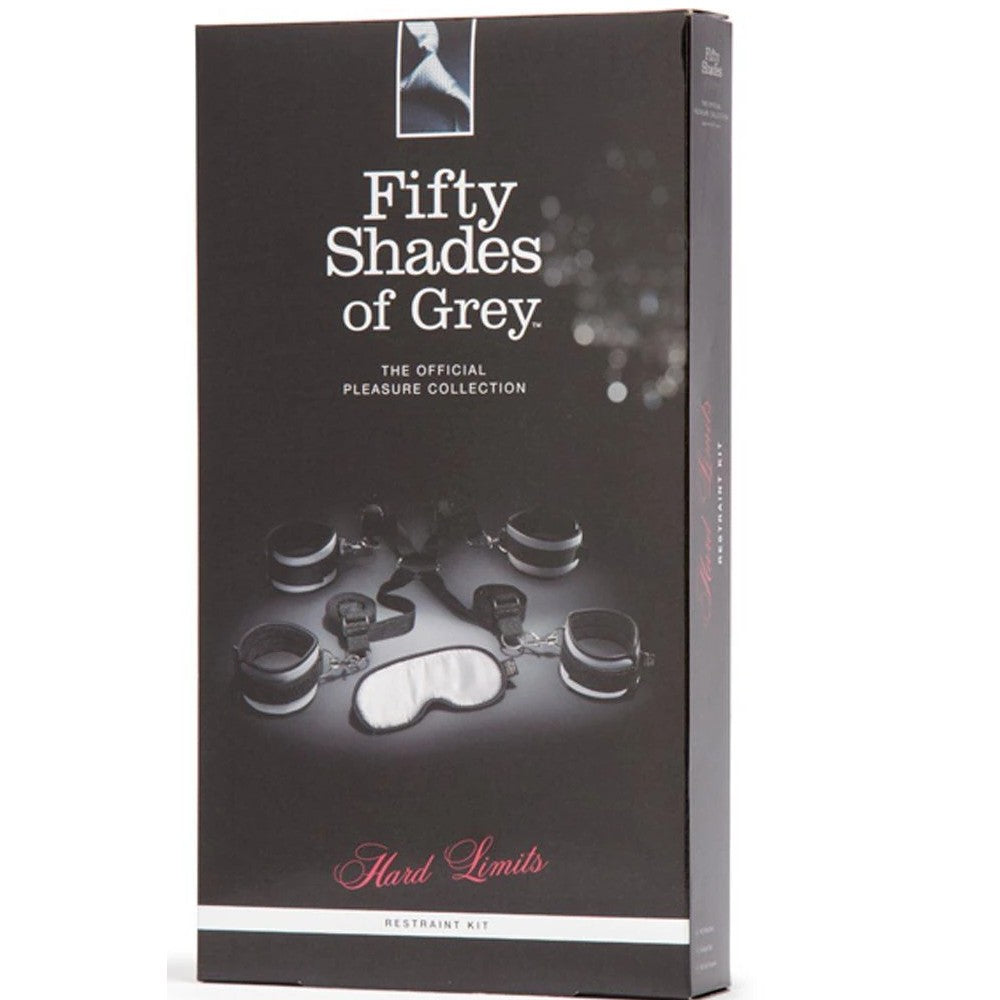 Fifty Shades of Grey The Official Pleasure Collection Hard Limits Restraint Kit Yatak Bağlama Seti