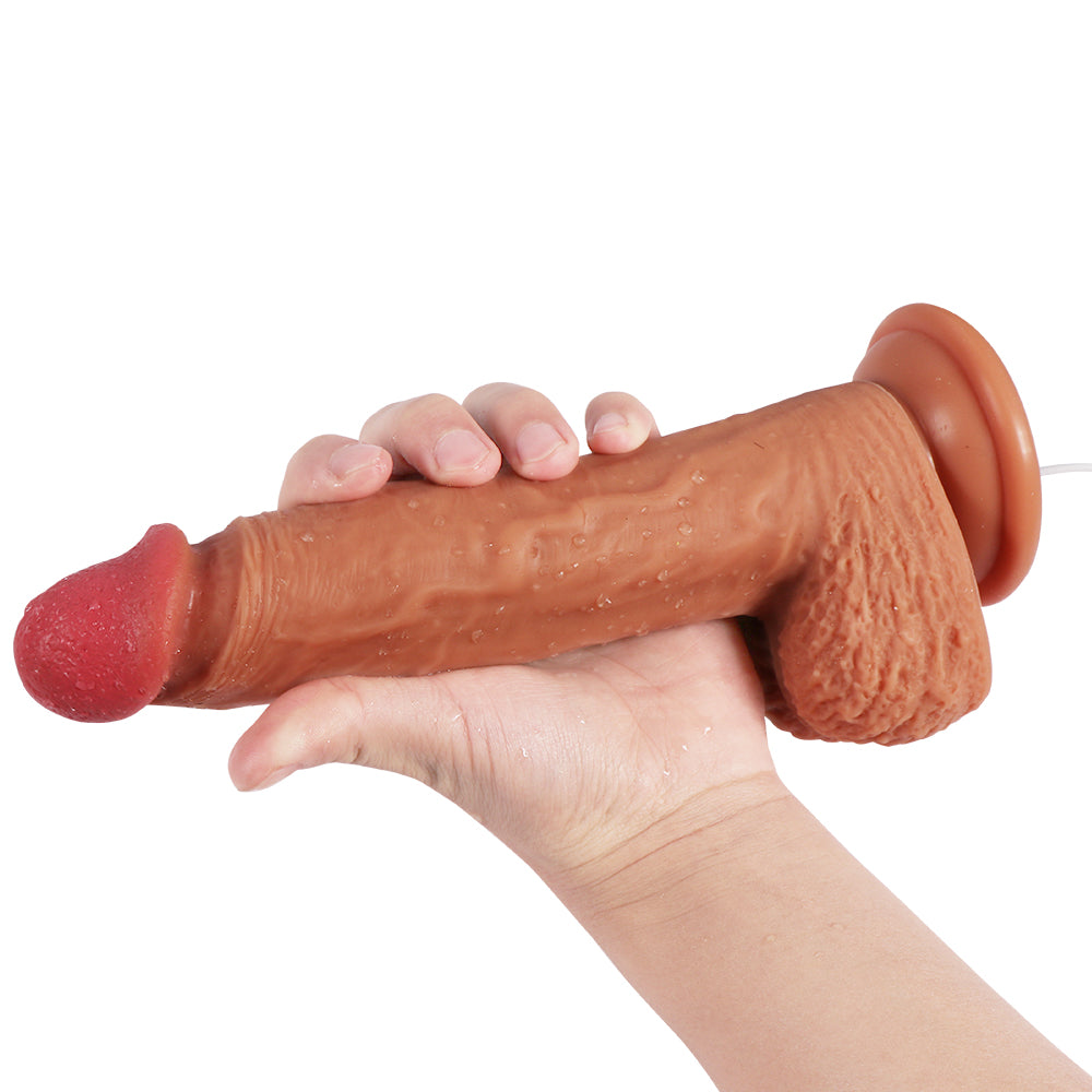 Dildo Series Dean Vibe 21 Cm 10 Mod Doğal Realistik Vibratör SQ-WBD10007-V