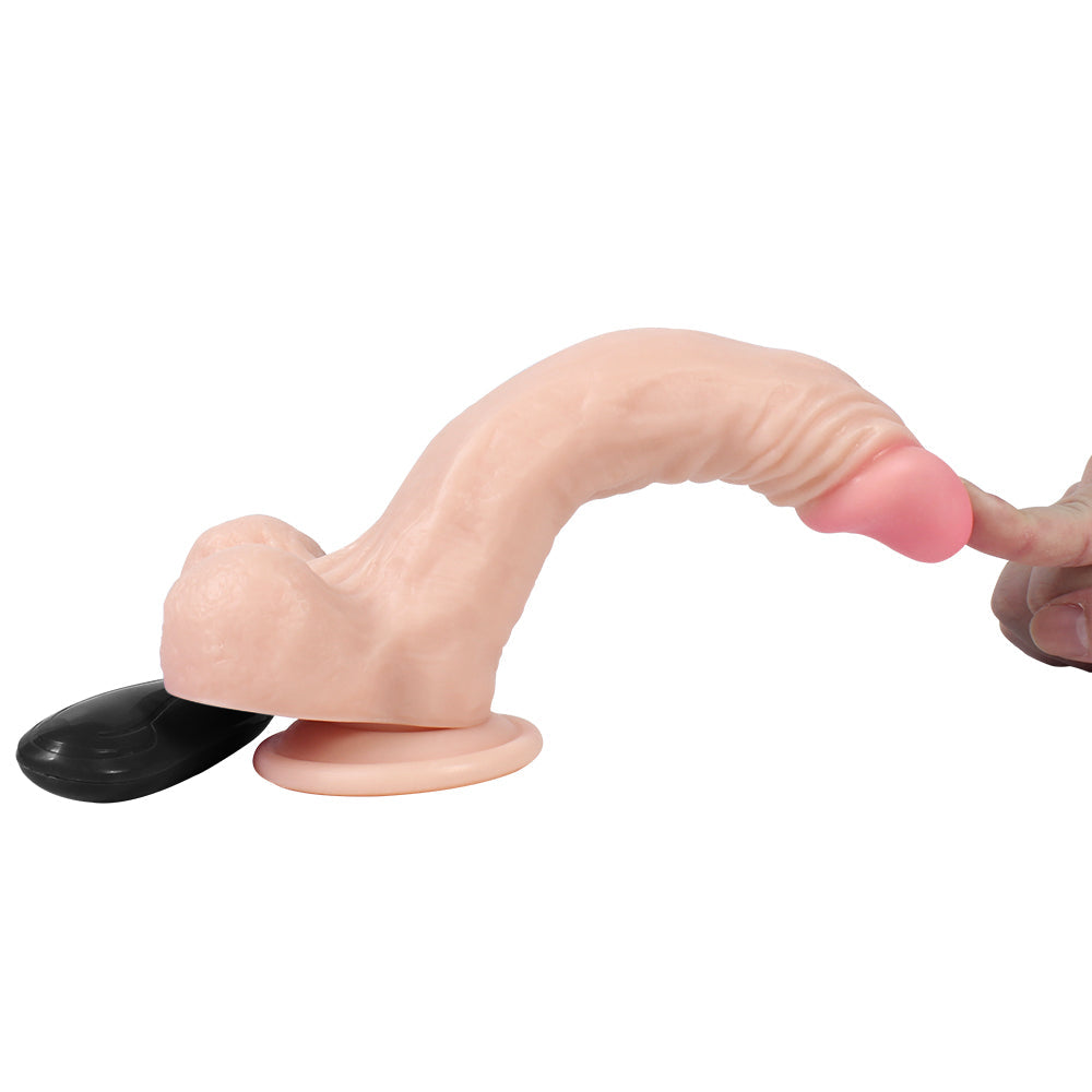 Dildo Series Yuan 21 cm Titreşimli Realistik Penis XS-WBC10030-V Flesh