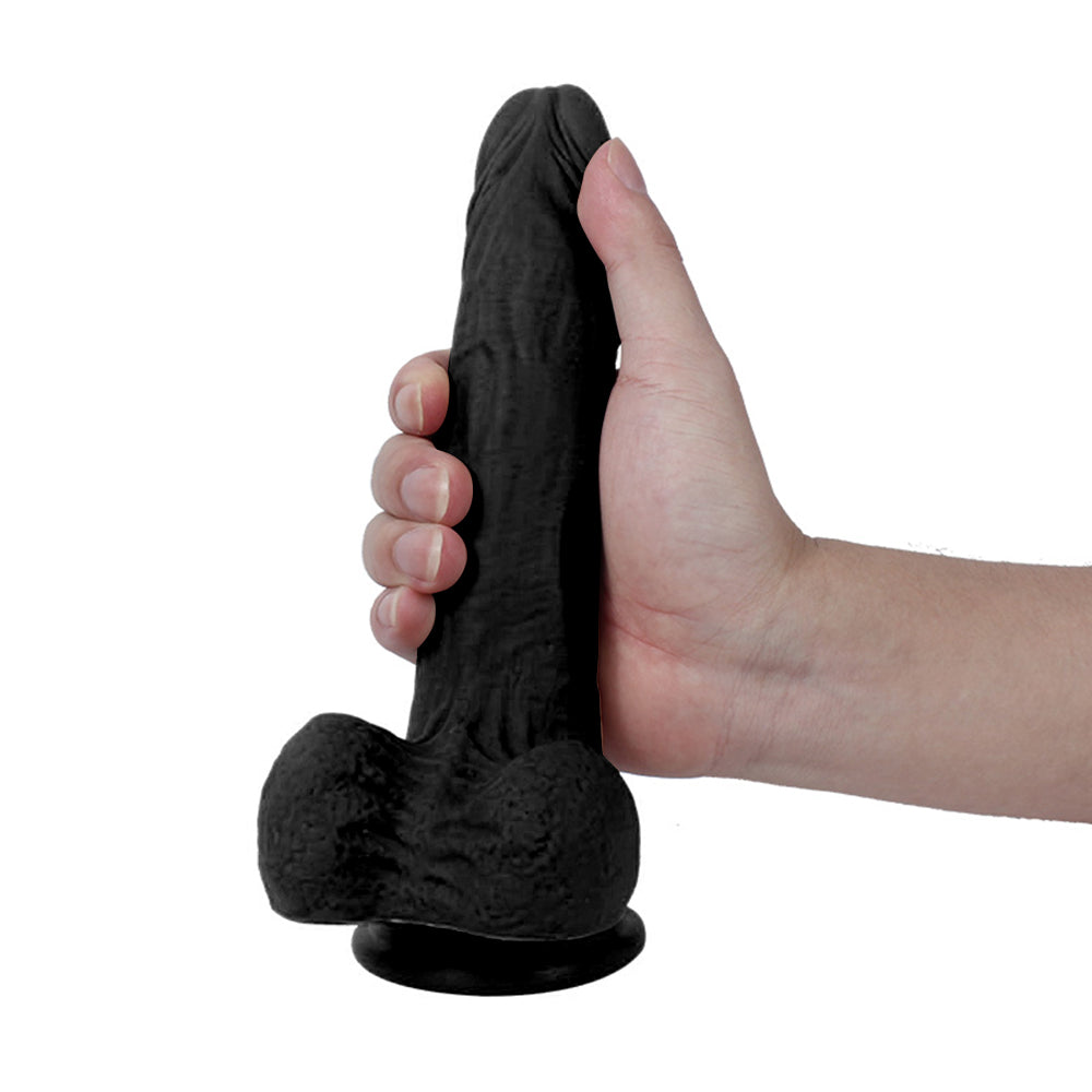 Dildo Series Xuanyan 21 cm Belden Bağlamalı Realistik Penis XS-WBC10030 Black