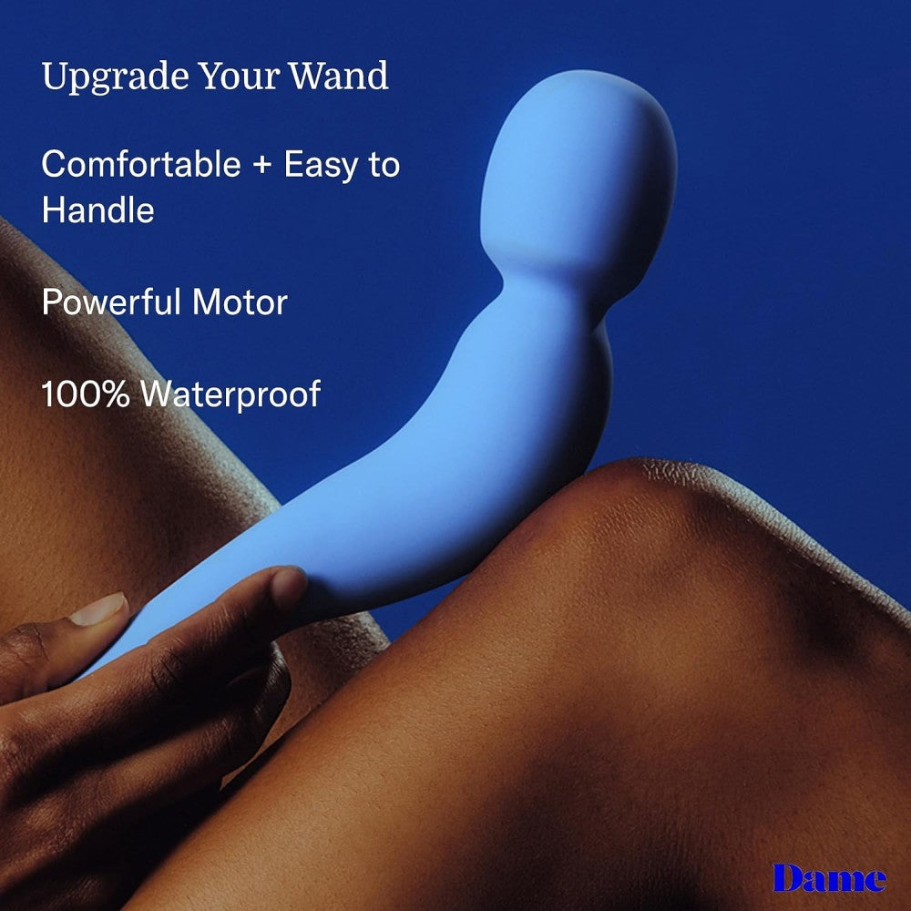Dame Products Com Wand Massager Güçlü Masaj Vibratörü Blauw