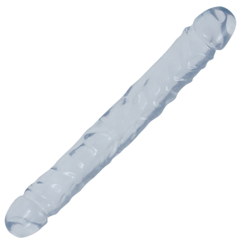 Doc Johnson Cyrstal Jellies 30 Cm Çift Taraflı Realistik Jel Penis Clear