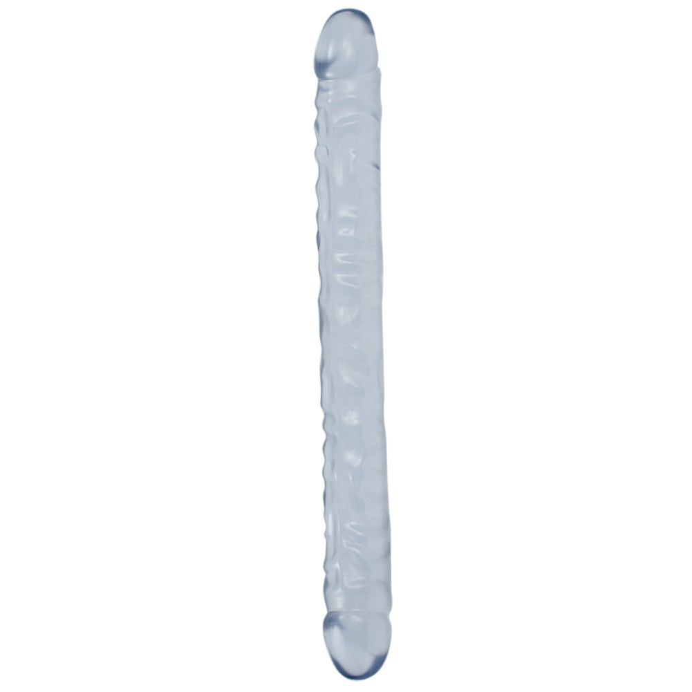 Doc Johnson Crystal Jellies Double Dong 45 cm Çift Taraflı Dildo Clear