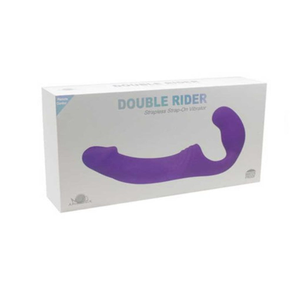 Aphrodisia Double Rider Uzaktan Kumandalı Strapless Strap-On Vibratör Purple