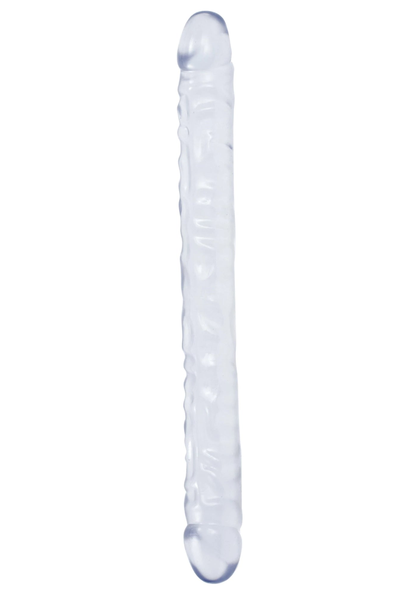 Doc Johnson Cyrstal Jellies 45 Cm Çift Taraflı Realistik Jel Penis-Şeffaf