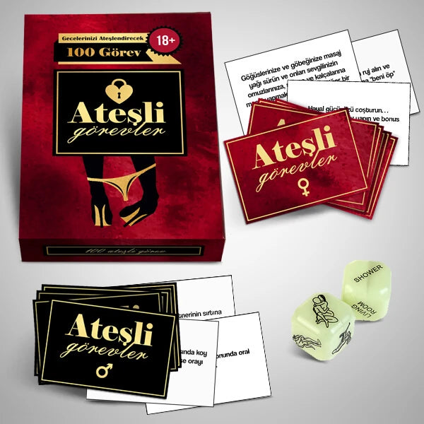 Erox Erotica Game Ateşli Görevler Oyun Kartı