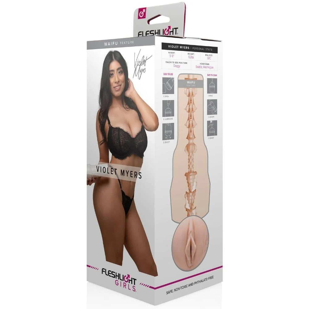 Original Fleshlight Girls Violet Myers Waifu Vajina Mastürbatör