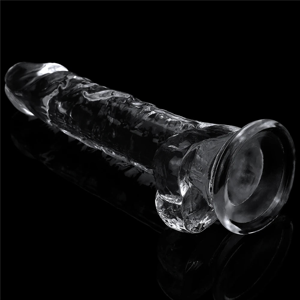 Lovetoy Flawless Clear Dildo 19 cm Realistik Jel Penis