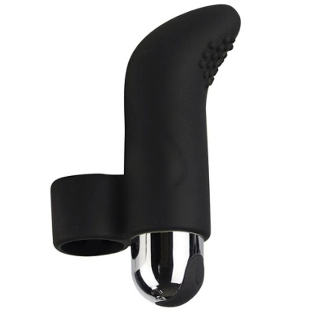 Erox Finger Vibe Çift Yönlü USB Şarjlı Parmak Vibratör-Black