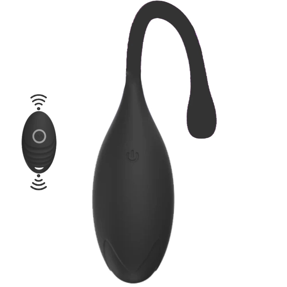 Erox Benwa Balls Uzaktan Kumandalı Kegel Egzersiz Vibratörü-Black