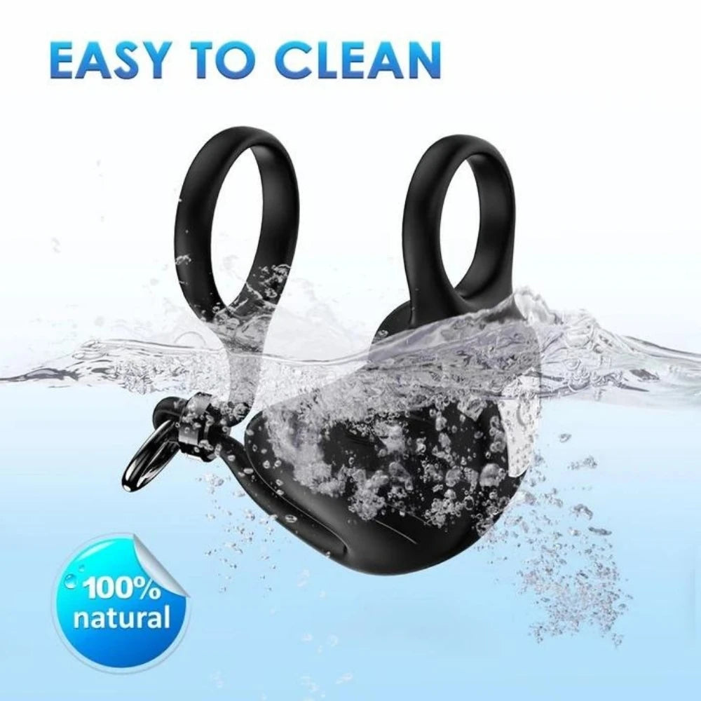 Erox Fun Bag Titreşimli Testis ve Penis Halkası