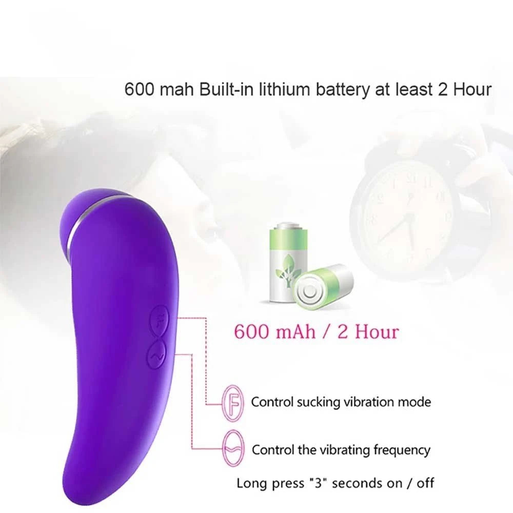 Oral Sex Series Womanizer Purple Emiş Güçlü Çift Taraflı Vibratör