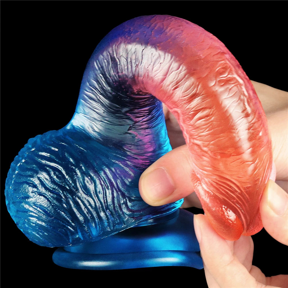 Lovetoy Dazzle Studs Dildo 19 cm Realistik Jel Penis