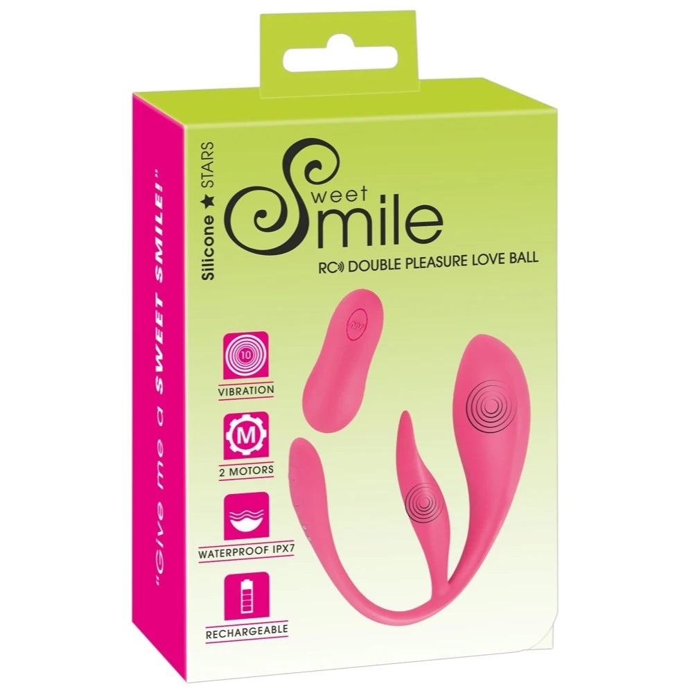 Sweet Smile RC Double Pleasure Love Ball Vibratör
