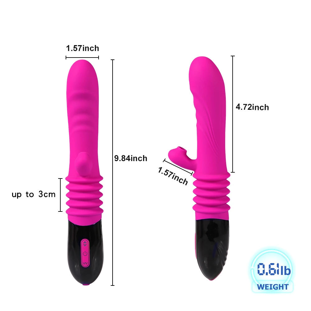 Shequ Carter 3 İleri Geri Hareketli 10 Modlu Vibratör