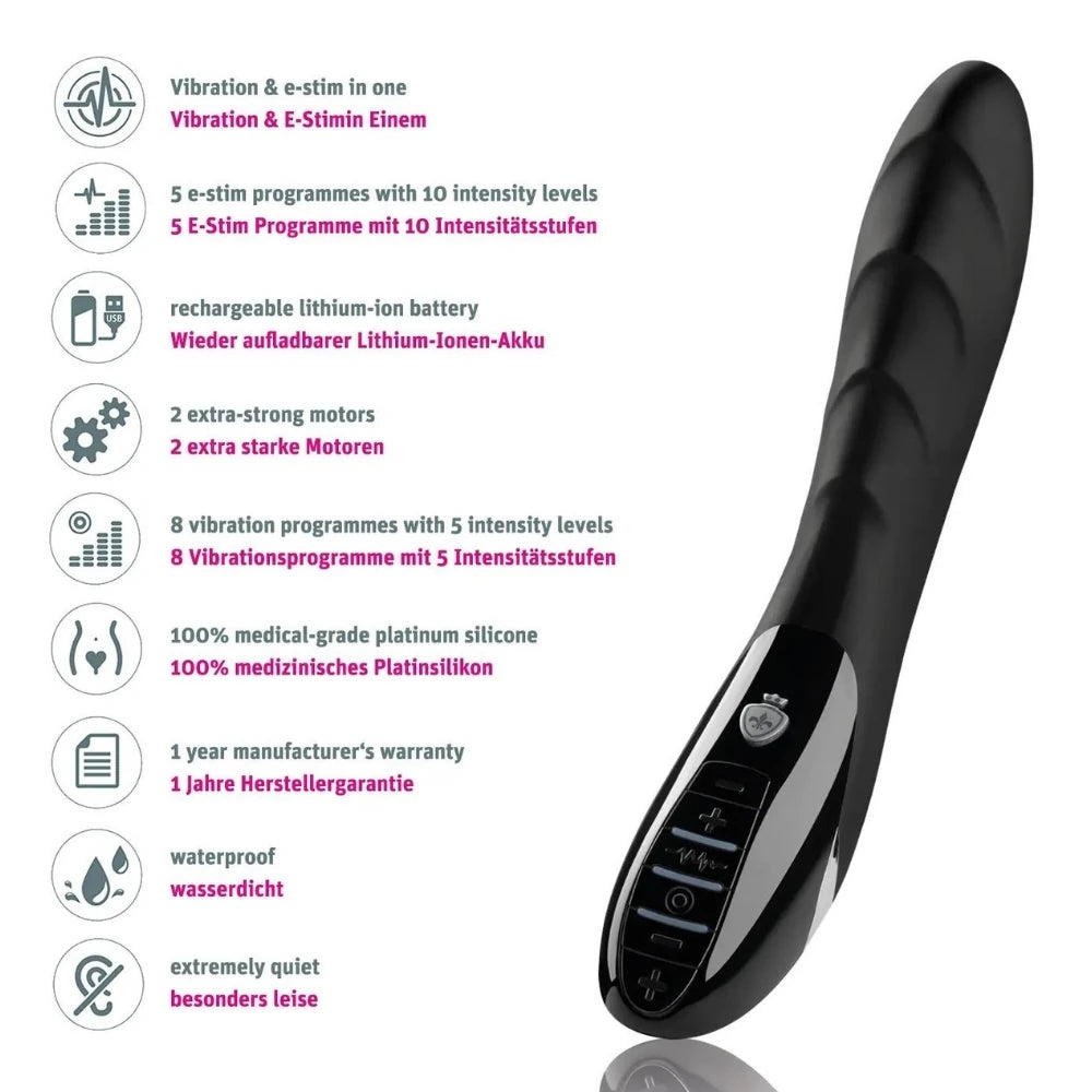 Mystim Sizzling Simon Estim Elektro Şok G-Noktası Vibratör