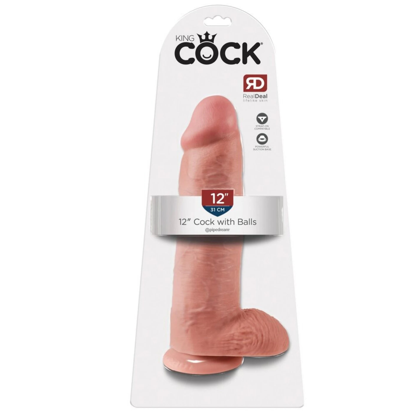 Pipedream King Cock 12 Inch Cock With Balls Realistik Penis