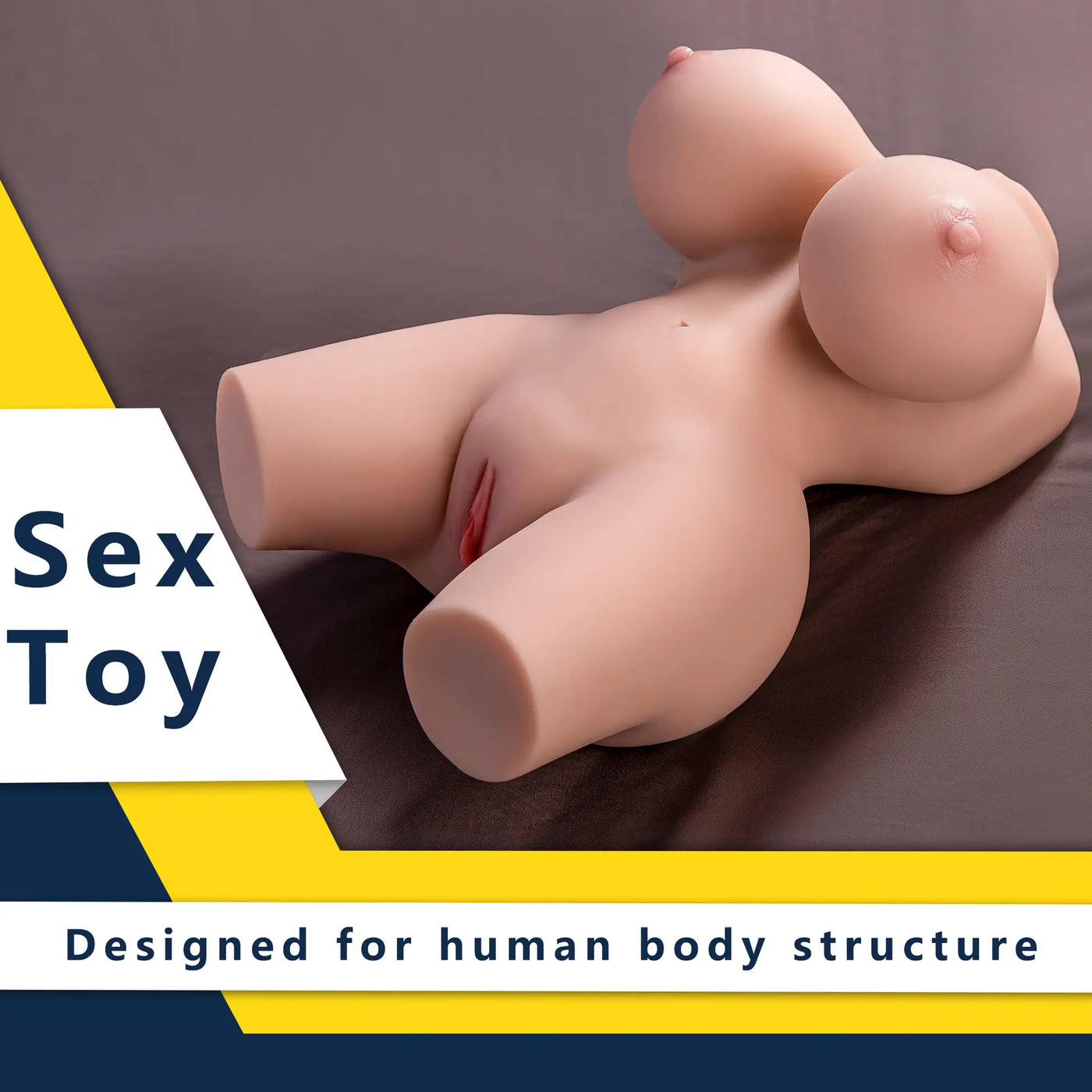 Shequ Frieda Vibrating Doll Titreşimli Yarım Vücut Masturbator SQ-MAV20067