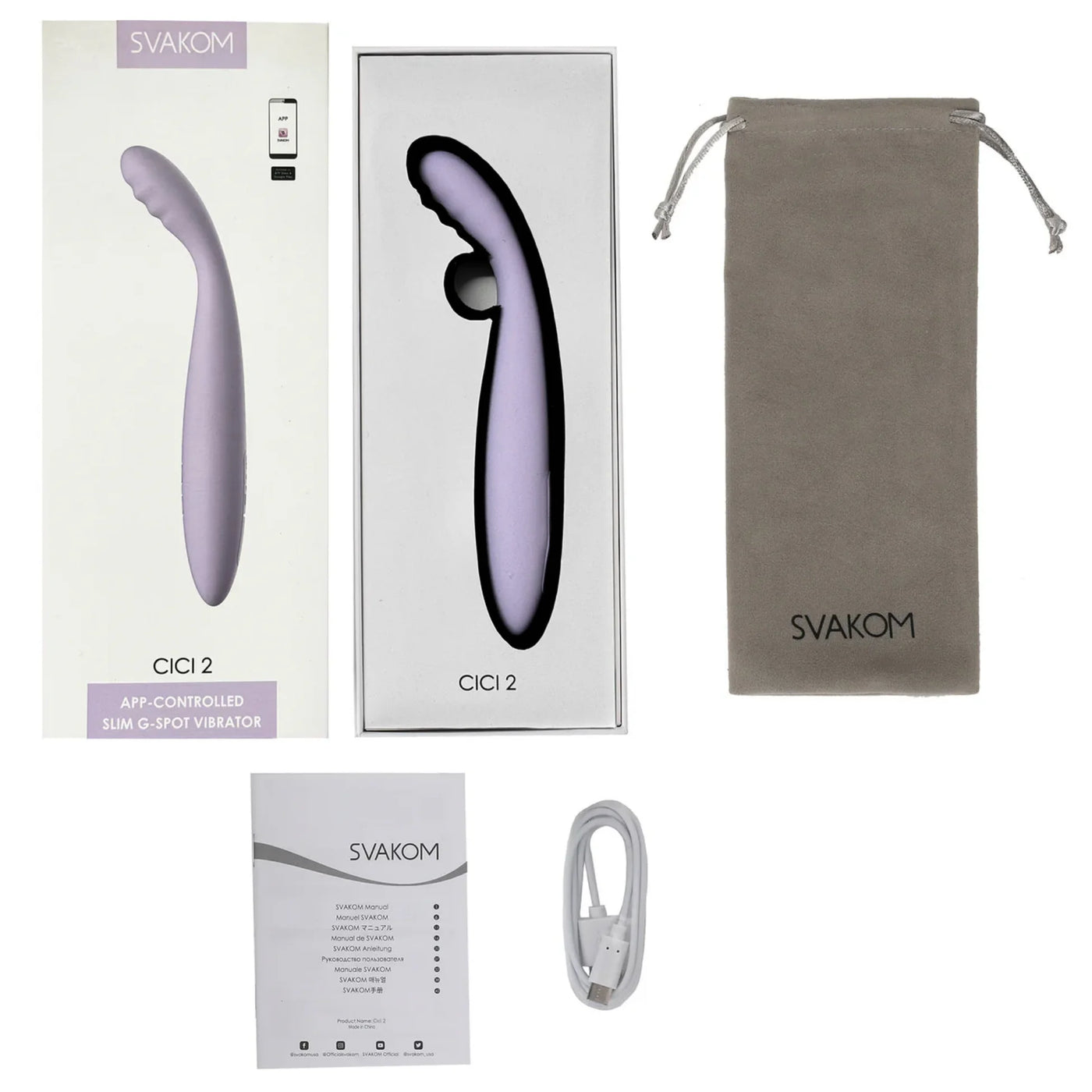 Svakom Cici 2 Telefon Kontrollü Slim G-Spot Vibratör