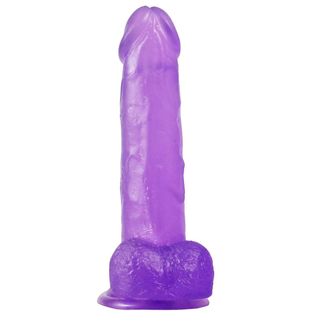 Lovetoy Jelly Studs Purple Large 20 cm Jel Dildo LV3100
