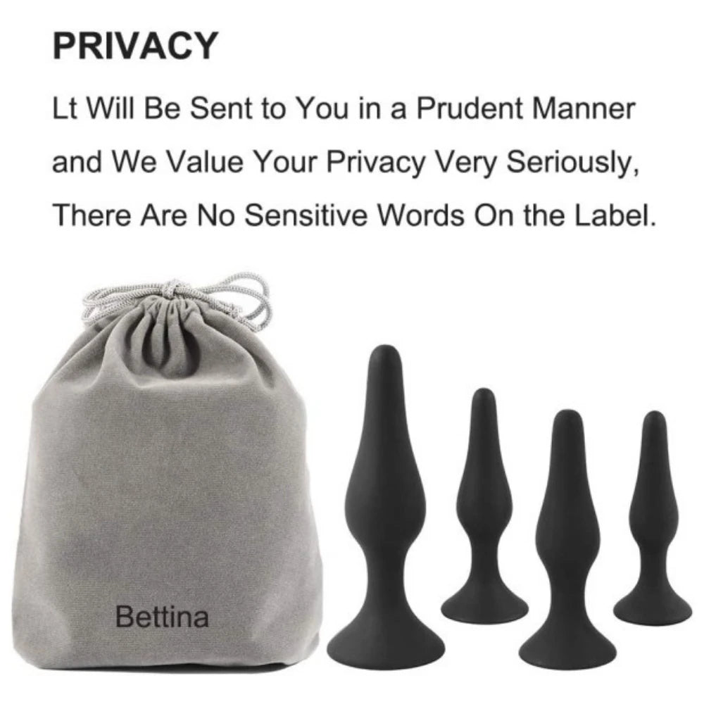 Erox Anal Fantasy Silicone Anal Training Set Anal Alıştırıcı Set