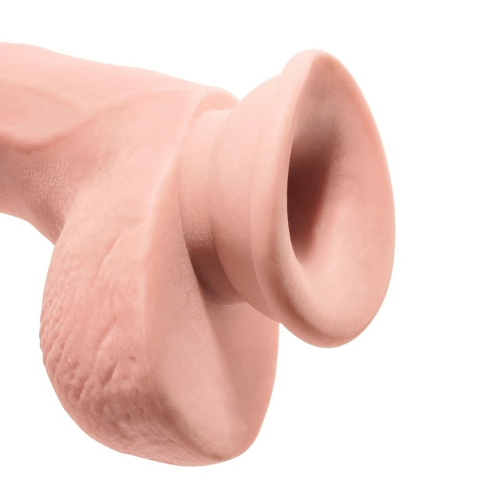 Pipedream King Cock 9 İnch Triple Density Cock with Balls Realistik Penis