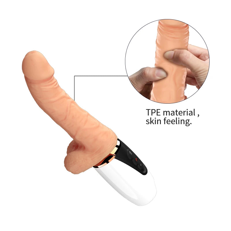 Dibe Sex Massager İleri Geri Hareketli ve Isıtmalı Sex Machine