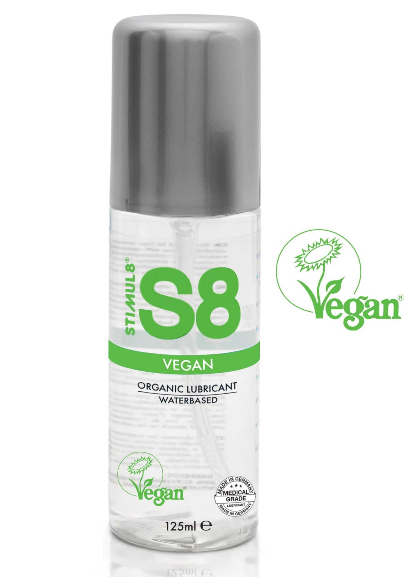 S8 WB Vegan Lube 125 Ml Su Bazlı Kayganlaştırıcı