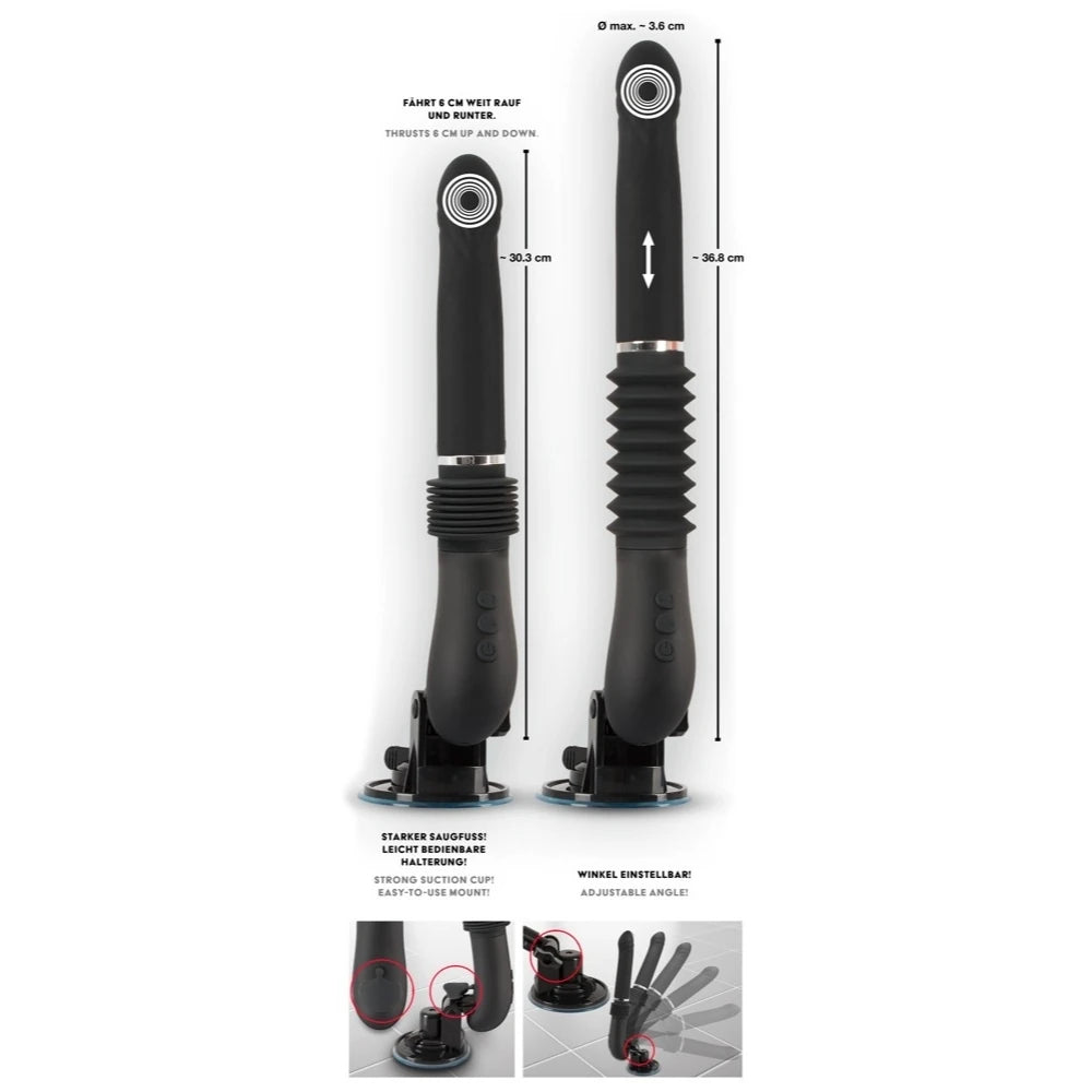 You2Toys RC Fucking Machine 2.0 İleri Geri Hareketli Vantuzlu Vibratör