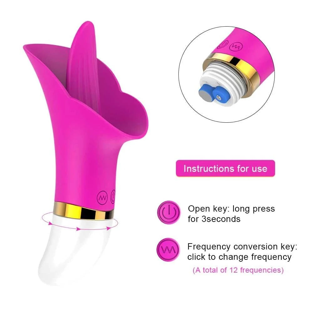 Erox Pixi Tongue Vibe 12 Modlu Dil Vibratör