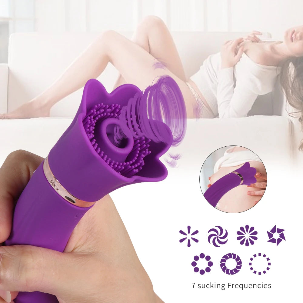 Shequ Asa 7 Modlu Titreşimli Emiş Güçlü Vibratör