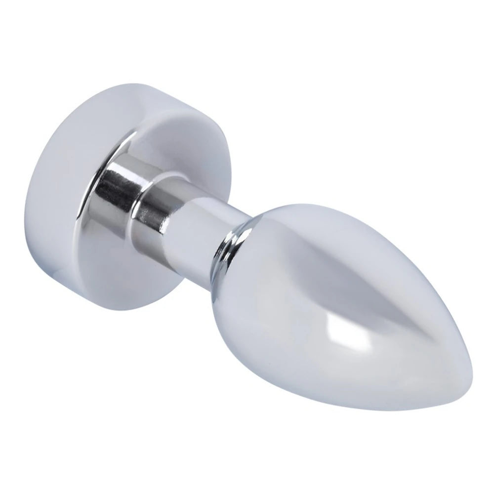 Anos Heavy Metal Butt Plug With Vibration Anal Plug Vibratör