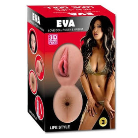 Eva Saçlı ve Titreşimli Realistik Vajinalı Şişme Manken
