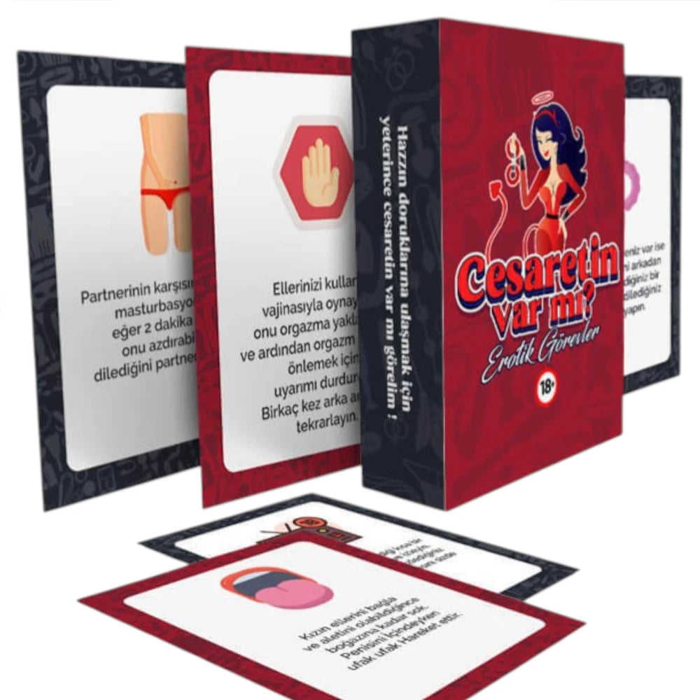 Erox Erotica Game Cesaretin Var Mı Oyun Kartları