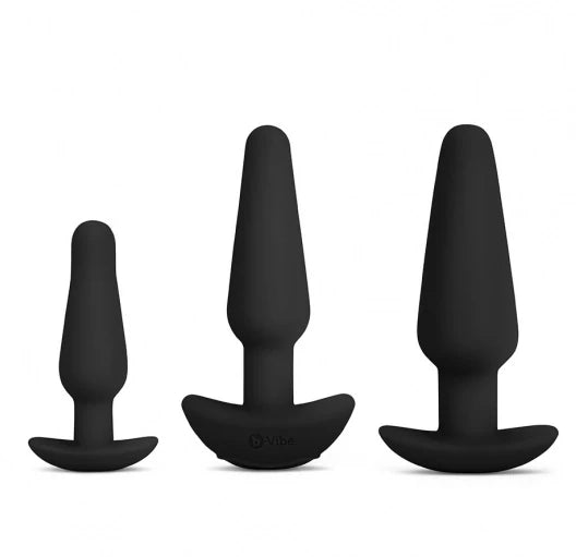 B-Vibe Anal Training Education Black Anal Alıştırıcı Set