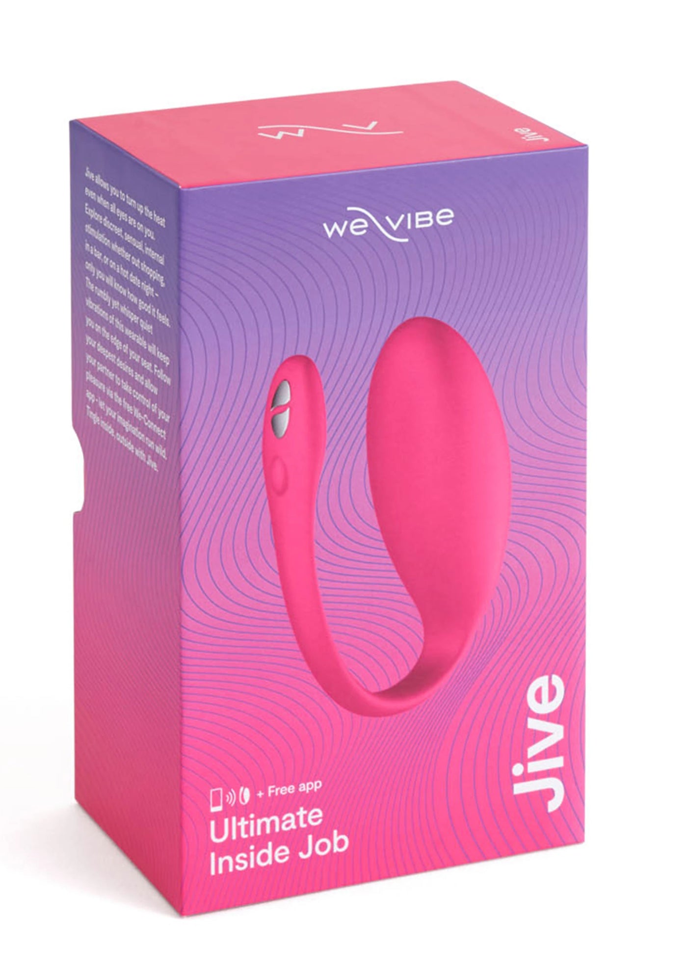We-Vibe Jive Bullet Wereable Vibe Giyilebilir Telefon Kontrollü Vibratör-Pink