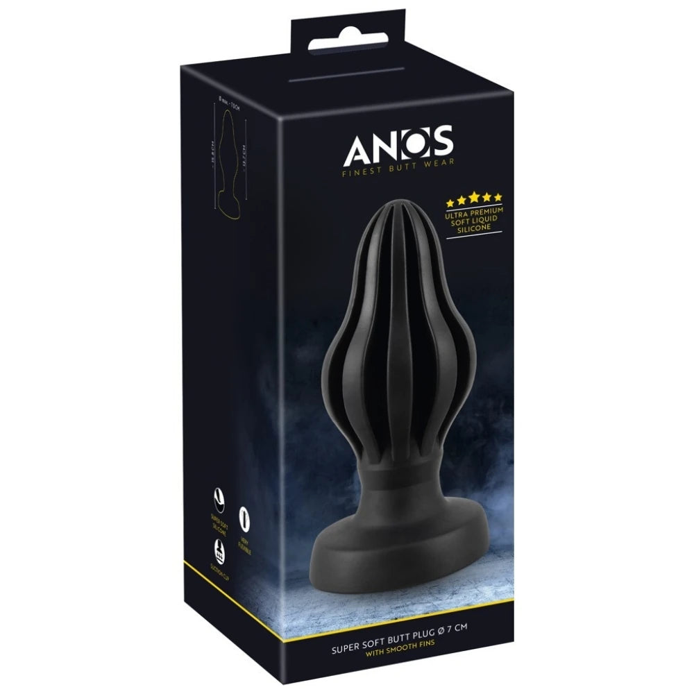 Anos Super Soft Butt Plug Liquid Silicone Anal Plug
