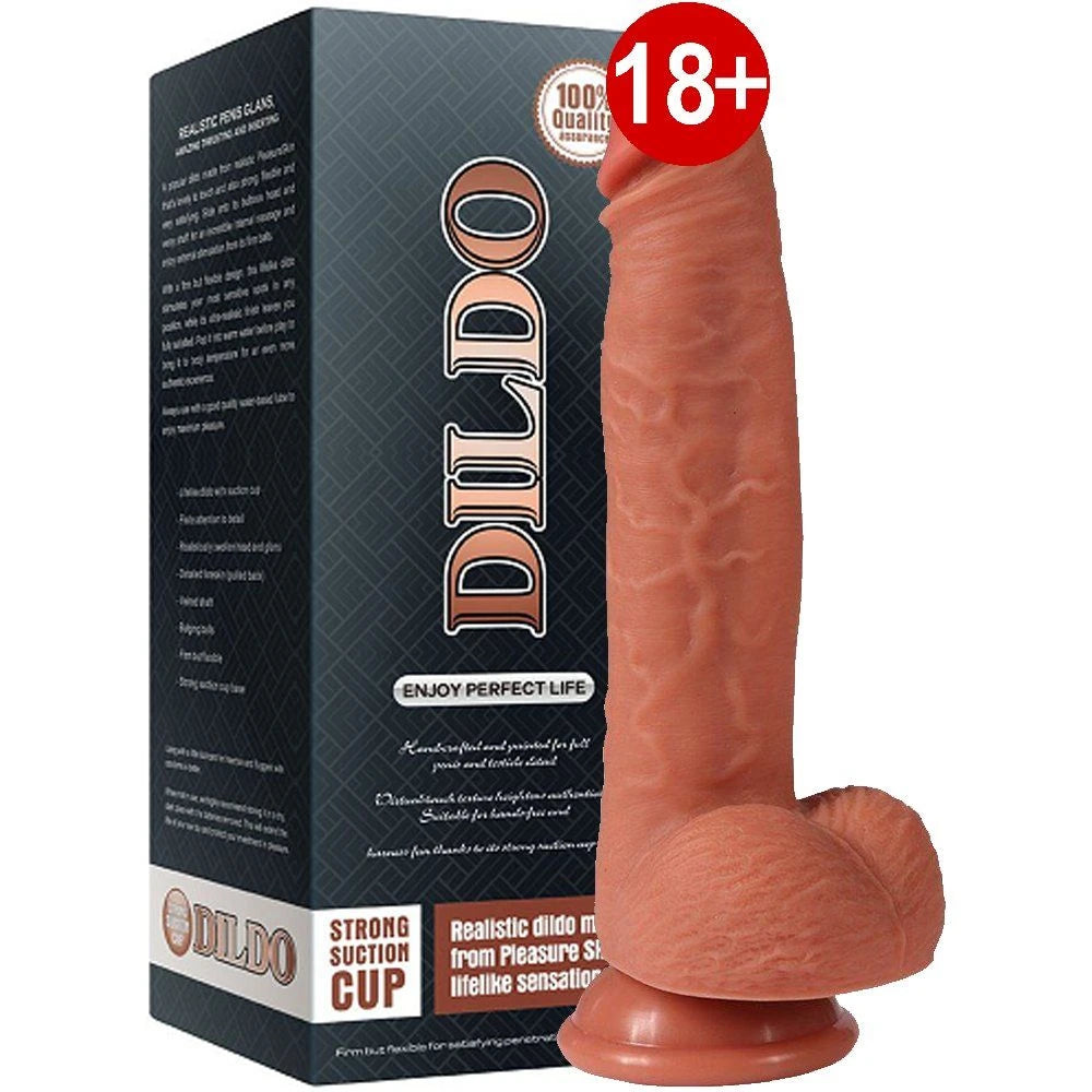 Shequ Dildo Series Leo Natural Doku 23 Cm Realistik Penis SQ-WBD10033