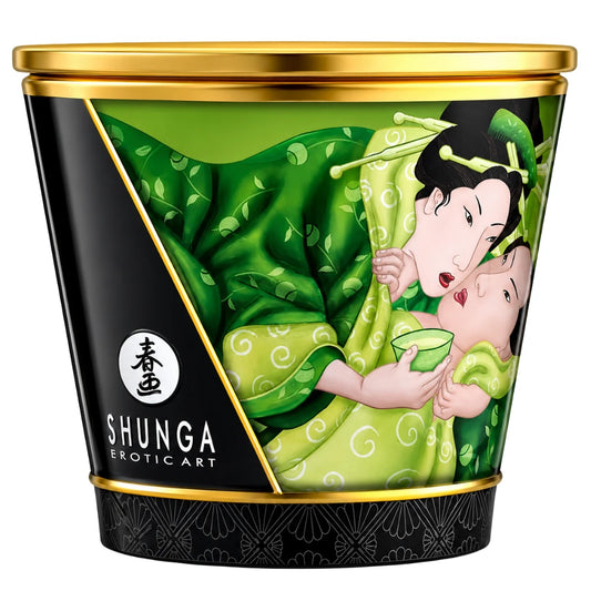 Shunga Massage Candle Green Tea 170 Ml Masaj Mumu