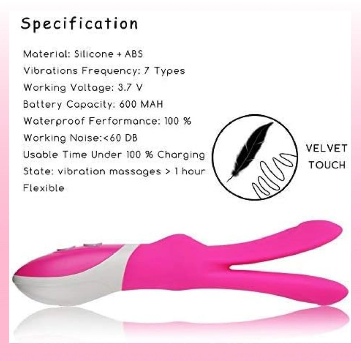 Erox The Vibe YY Çift Taraflı Şarjlı Lüx Vibratör