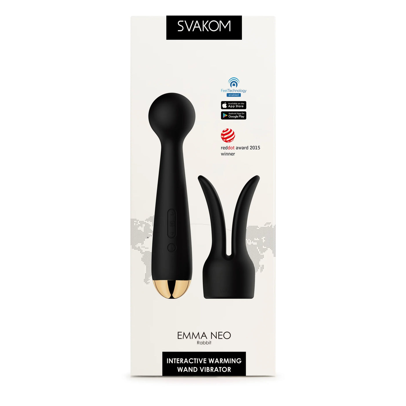 Svakom Emma Neo Telefon Kontrollü Masaj Wand Vibratör