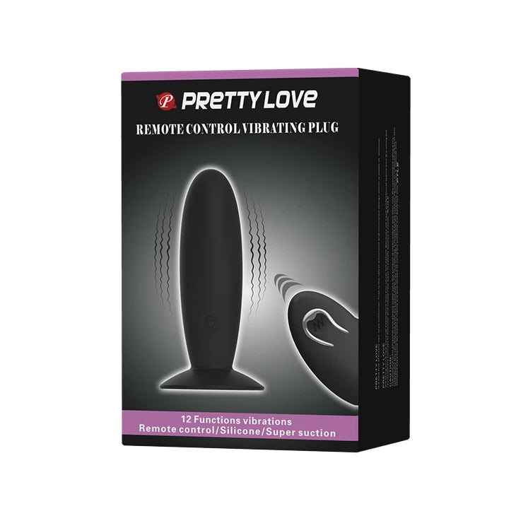 Pretty Love Uzaktan Kumandalı Titreşimli Anal Plug