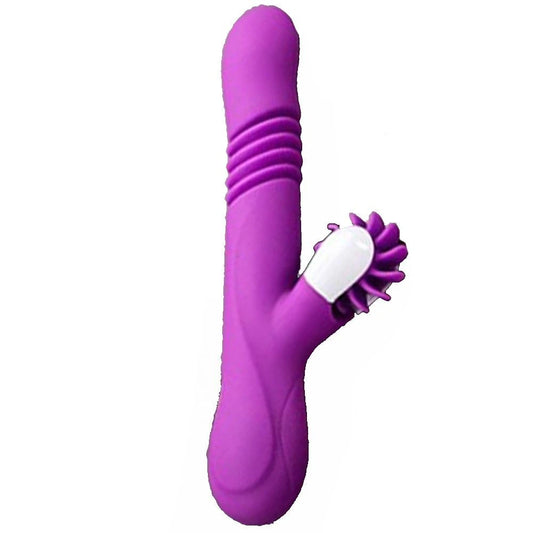 Erox Licking Life İleri Geri Hareketli Klitoral Stimülasyon Vibratör-Purple