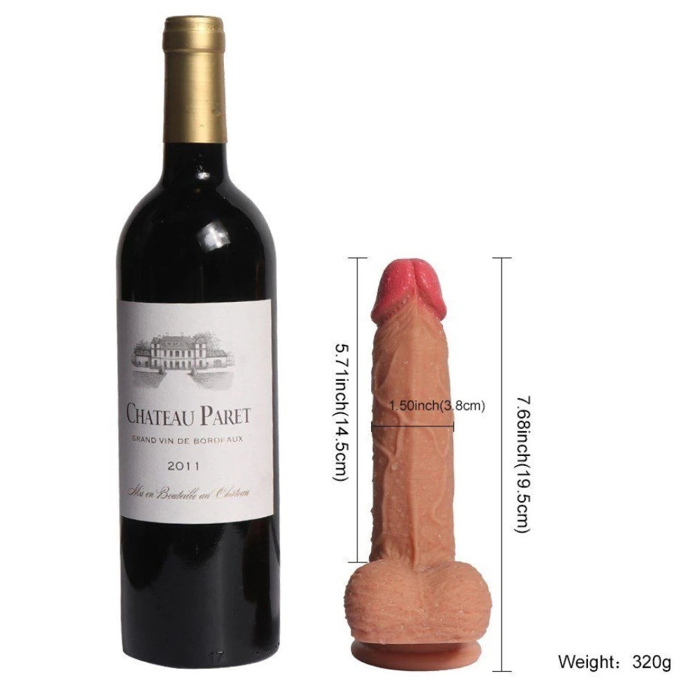 Dildo Series Small Dean 18 cm Natural Et Doku Realistik Penis