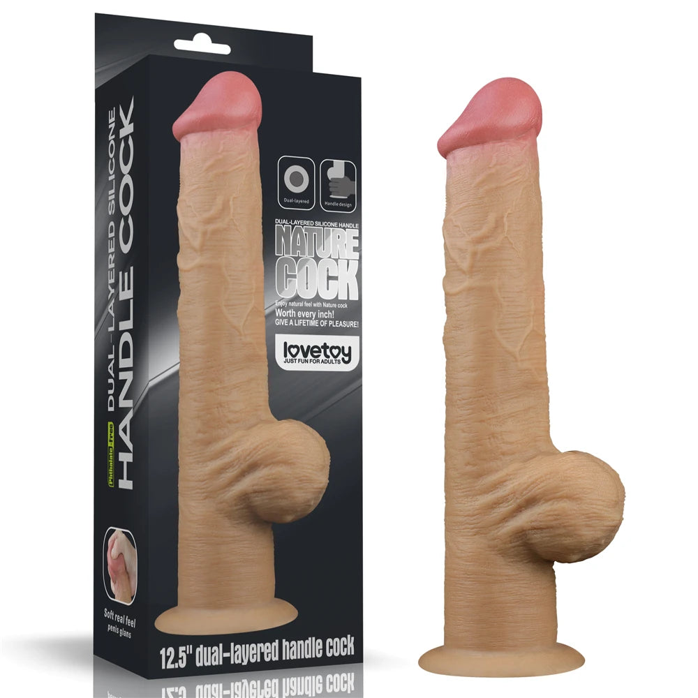 Lovetoy Dual Layered Handle Cock 30 cm Realistik Penis LV411034
