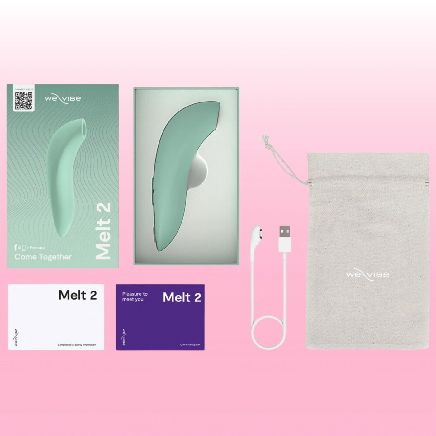 We-Vibe Melt 2 Telefon Kontrollü Hava Klitoris Uyarıcısı Emiş Güçlü Vibratör