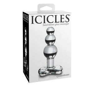 Pipedream İcicles No. 47 Hand Blown Glass Massager Cam Anal Plug
