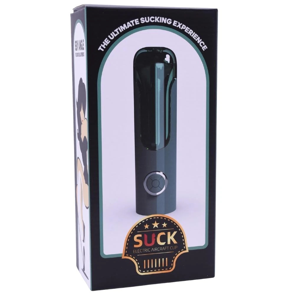 Suck Electric Sucking Aircraft Isıtmalı ve Otomatik Masturbator