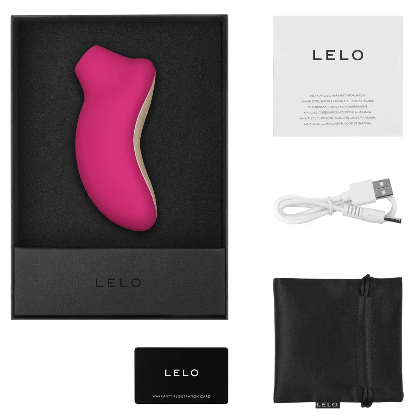 Lelo Sona 2 Cruise Sonic Clitoral Massager Emiş Güçlü Vibratör Cerıse
